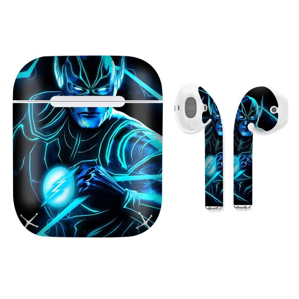 Miếng dán skin cho AirPods in hình The Flash -SAH0049 (AirPods ,1 2, Pro, TWS, i12)