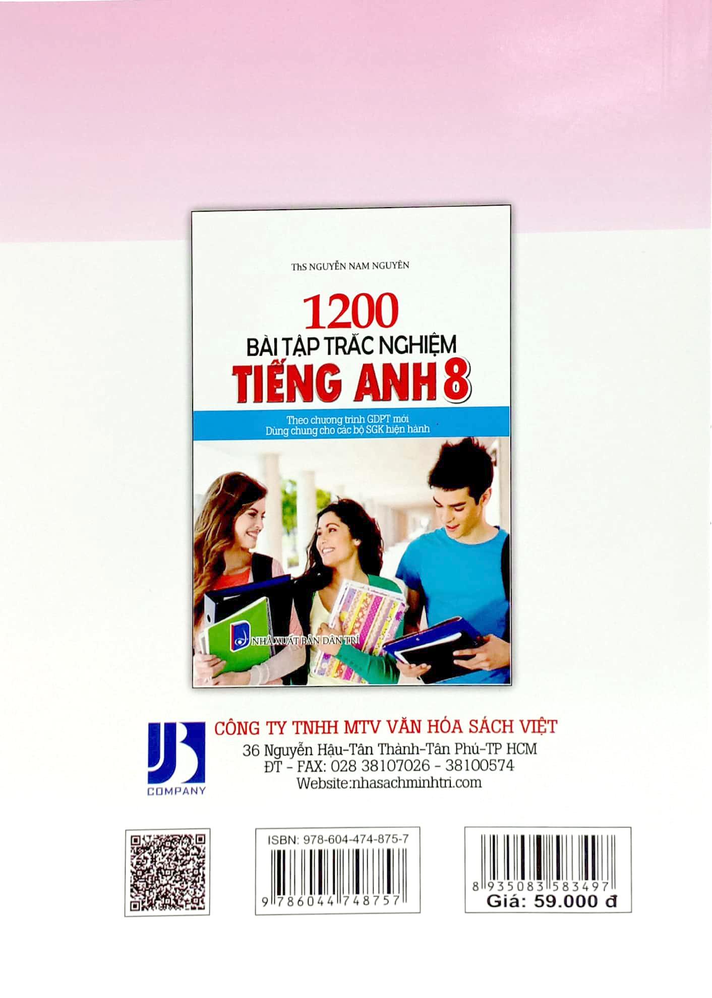 Bài Tập Bổ Trợ Tiếng Anh 8 (Theo Chương Trình GDPT Mới)