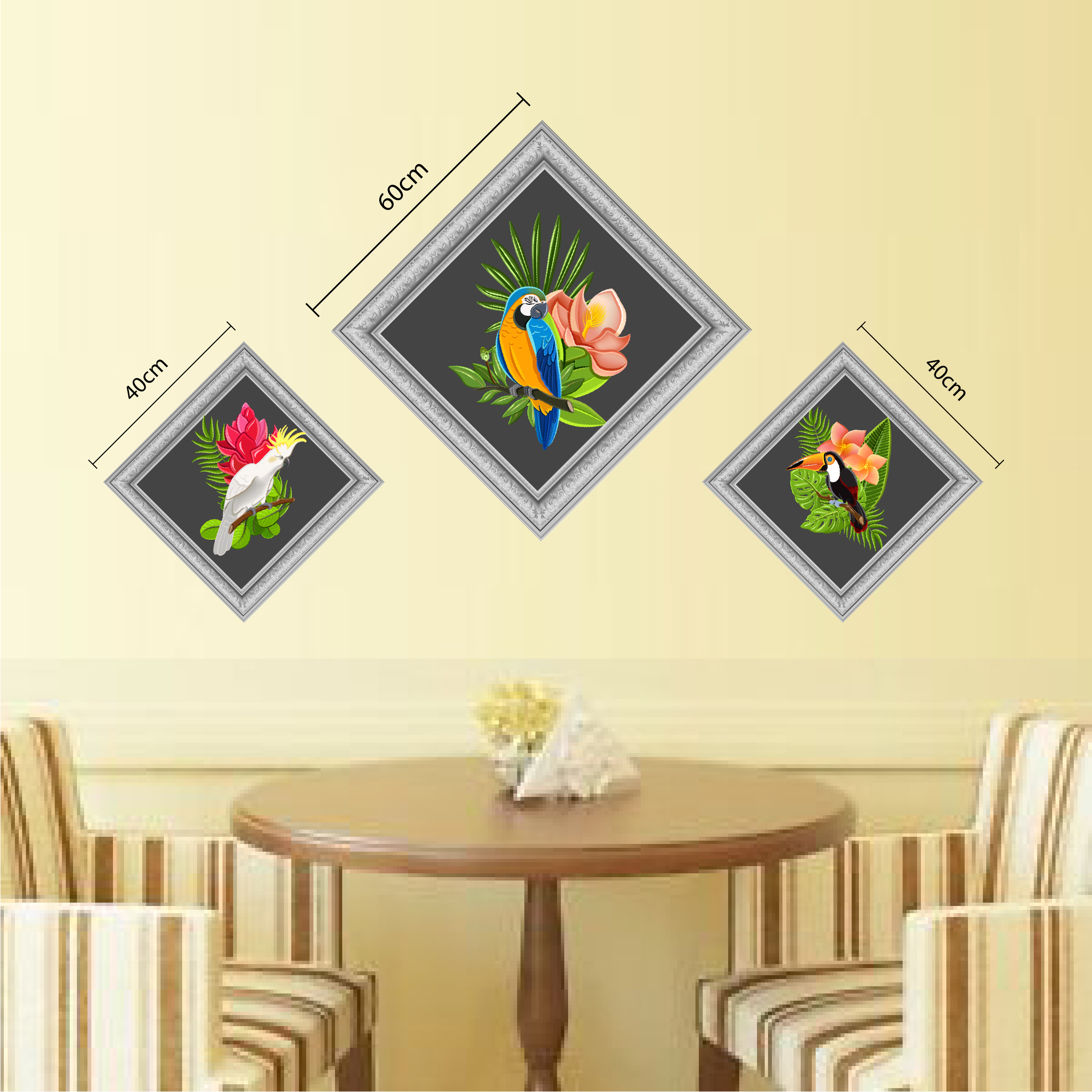 Decal trang trí quán số 13