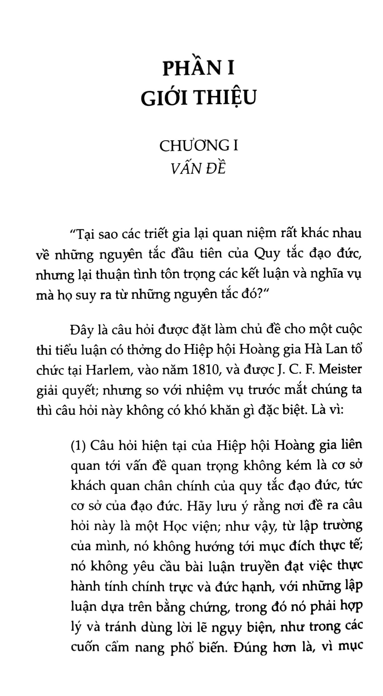 Bàn Về Nền Tảng Đạo Đức