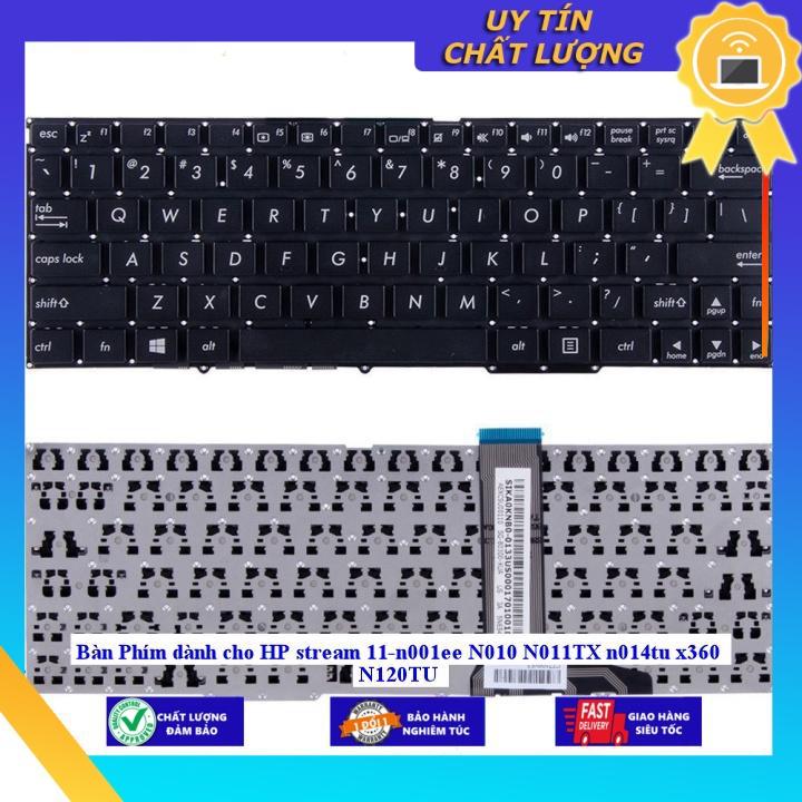 Bàn Phím dùng cho HP stream 11-n001ee N010 N011TX n014tu x360 N120TU  - Màu đen - Hàng Nhập Khẩu New Seal