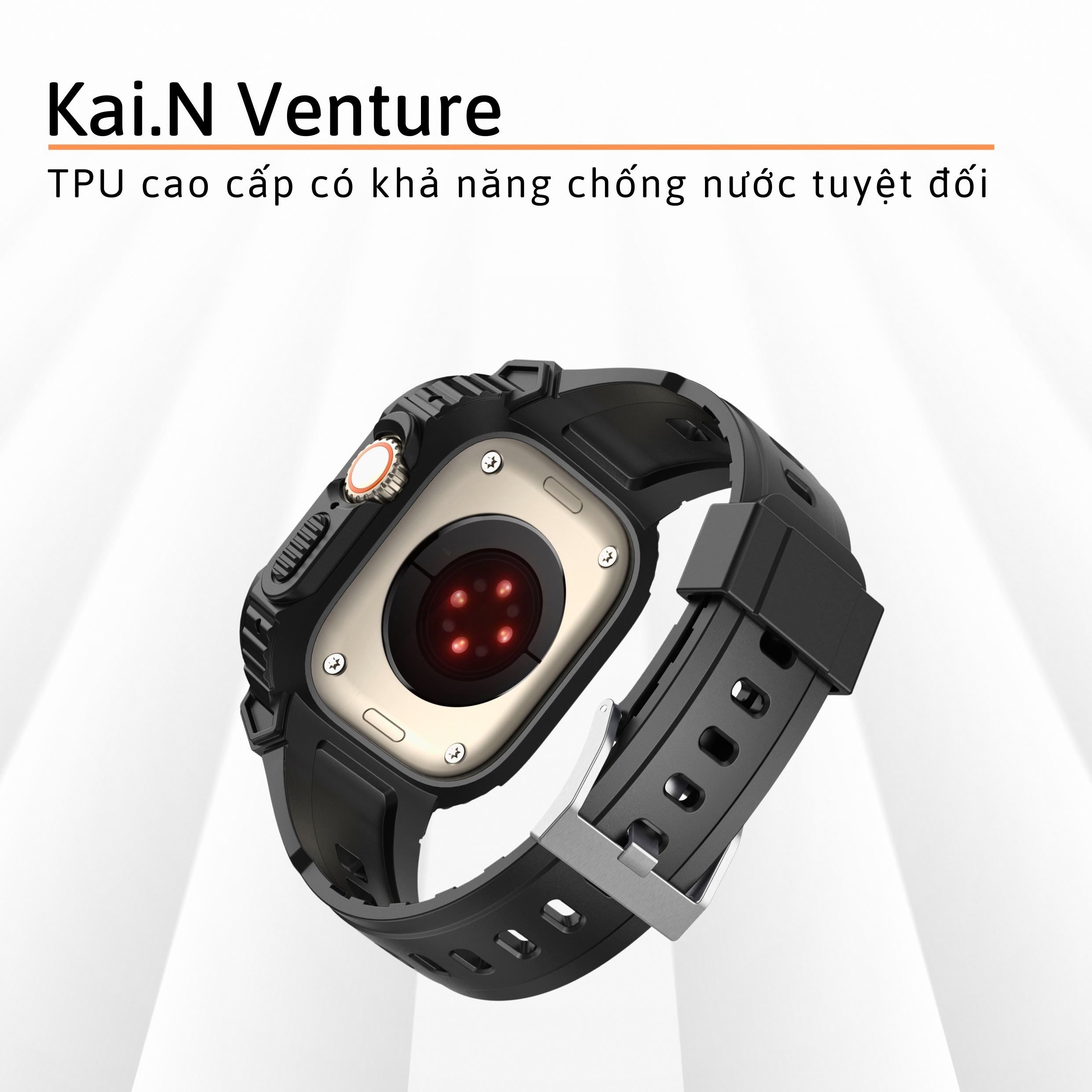 Dây Đeo Kèm Ốp Dành Cho Apple Watch Ultra / Apple Watch Series 4/5/6/7/8/SE/SE 2022, Kai.N Venture - Hàng Chính Hãng