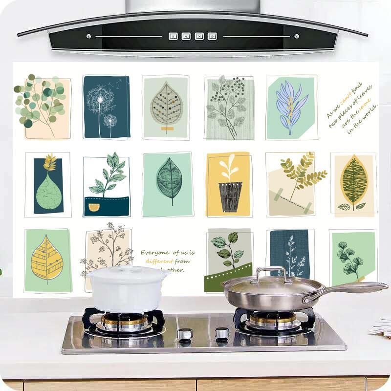 Giấy Decal Bếp Hoa Văn, Dán Tường Trang Trí, Dán Nhà Bếp - Hàng Loại 1