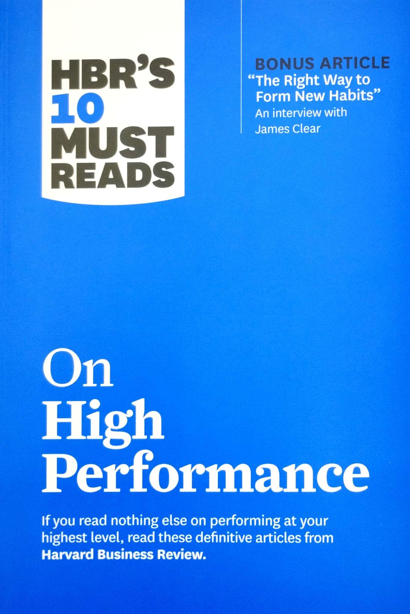 HBR's 10 Must Reads On High Performance