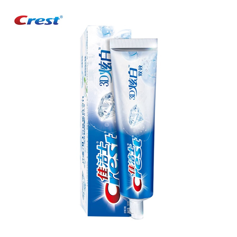 Crest Kem Đánh Răng 3D MICA 120g Hai Hiệu Ứng Làm Trắng Răng