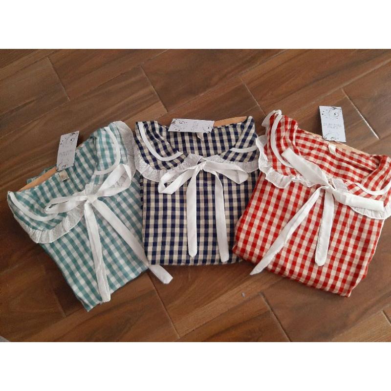 Bộ đồ bầu và sau sinh caro tiểu thư túi hoa có video và ảnh cận chất vải