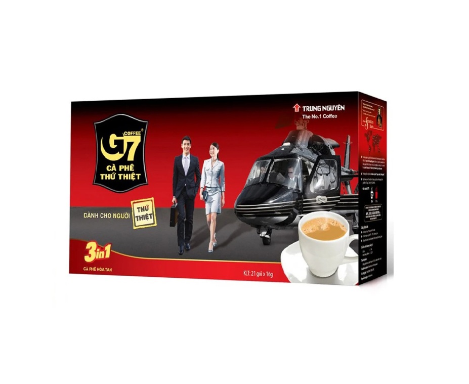 Cà Phê Sữa G7 3in1 Trung Nguyên (Hộp 21 Gói) - (Giao Ngẫu Nhiên)