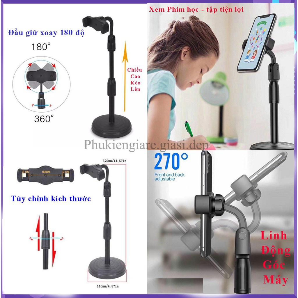 Sỉ 15k-Giá Đỡ Điện Thoại livestream xem video Ổn Định Xoay 360 Độ dùng để Quay Phim Ghi Hình Đa Dụng