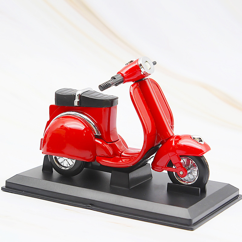 Hột quẹt bật lửa hình chiếc xe Vespa (kim loại) - (xài gas)