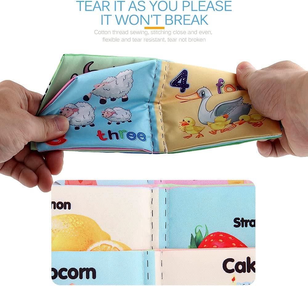 Sách trẻ em, sách thức tỉnh, cuốn sách trẻ em 6 tháng, sách tắm trẻ em, sách vải trẻ em, sách thiếu nhi 1 năm, sách trẻ em Kích thước: 10x10 cm đồ chơi trẻ em 1 năm