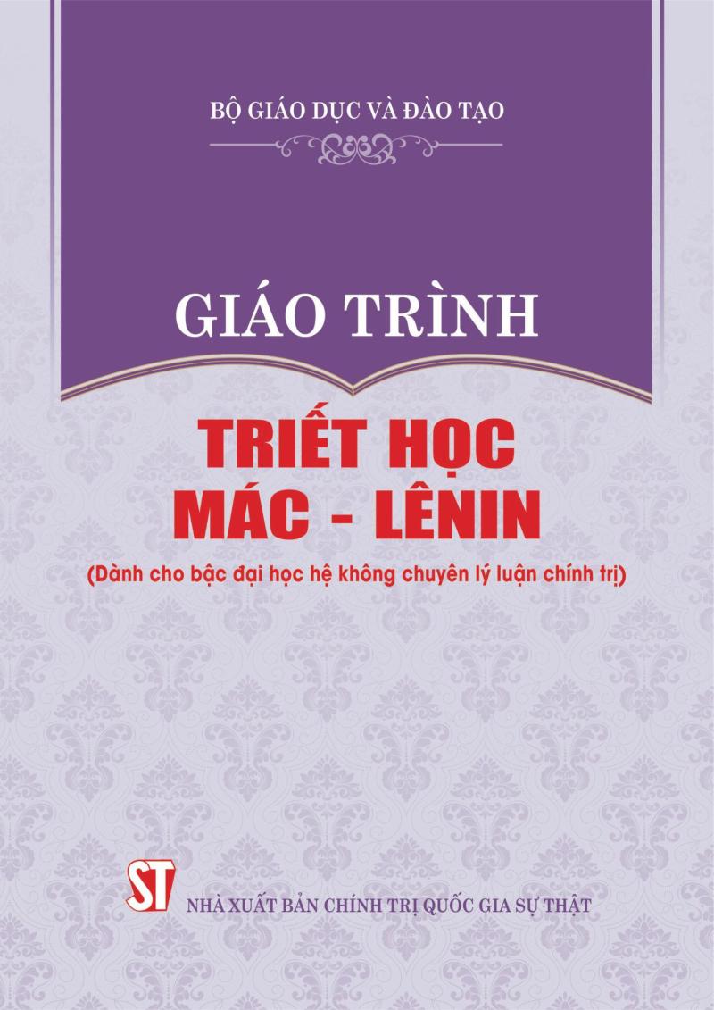 Giáo trình Triết học Mác - Lênin (Dành cho bậc đại học hệ không chuyên lý luận chính trị) - ảnh 2