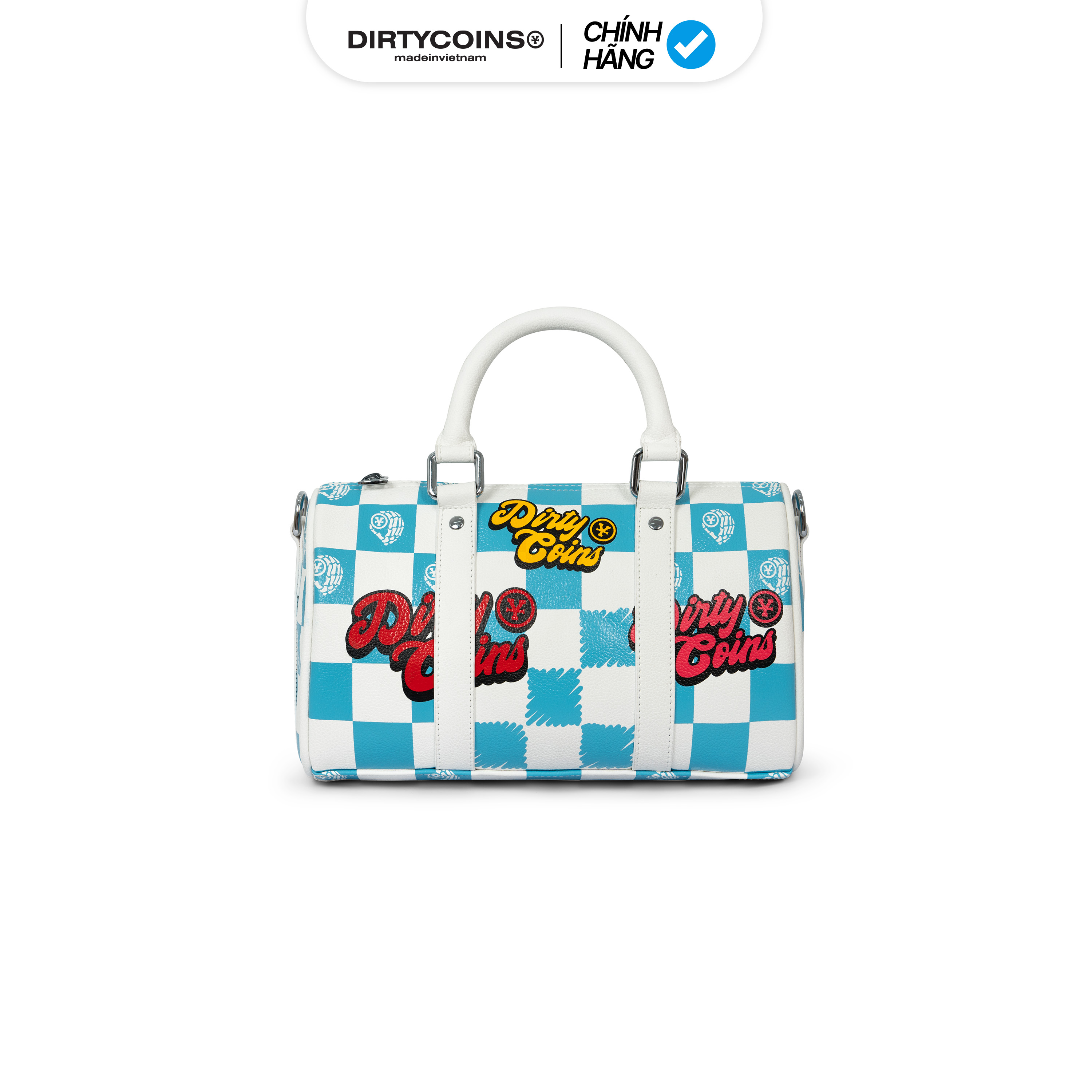Túi DirtyCoins Checkerboard Print Mini Bowler Bag