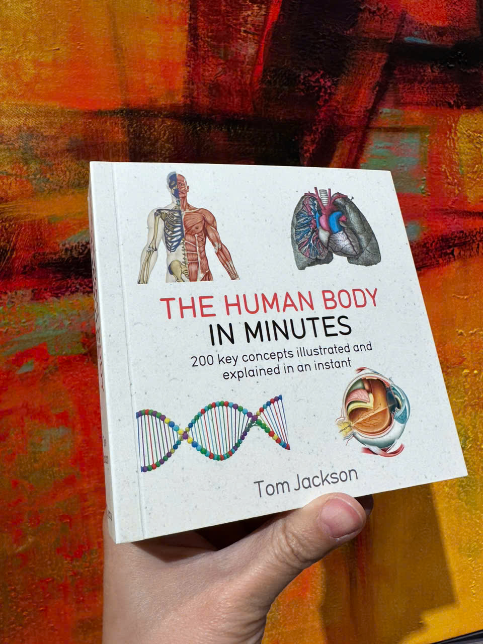 Sách -The Human Body in Minutes: 200 Key Concepts Illustrated and Explained in an Instant by Tom Jackson