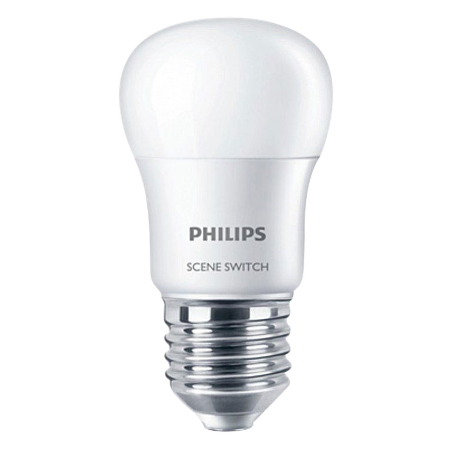 Bóng Đèn Philips LED Scene Switch 2 Cấp Độ Chiếu Sáng 6500K Đuôi E27 P45 929001209007