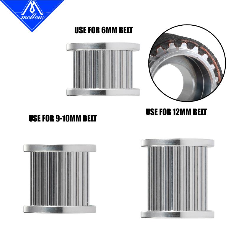 Êm dịu 3D Máy In Phần 1 chiếc GT2 Idler Thời Gian Ròng Rọc 20 Răng Bánh Cấu Tạo 5mm Nhôm Gear Răng cho GT2 thời gian dây 6MM