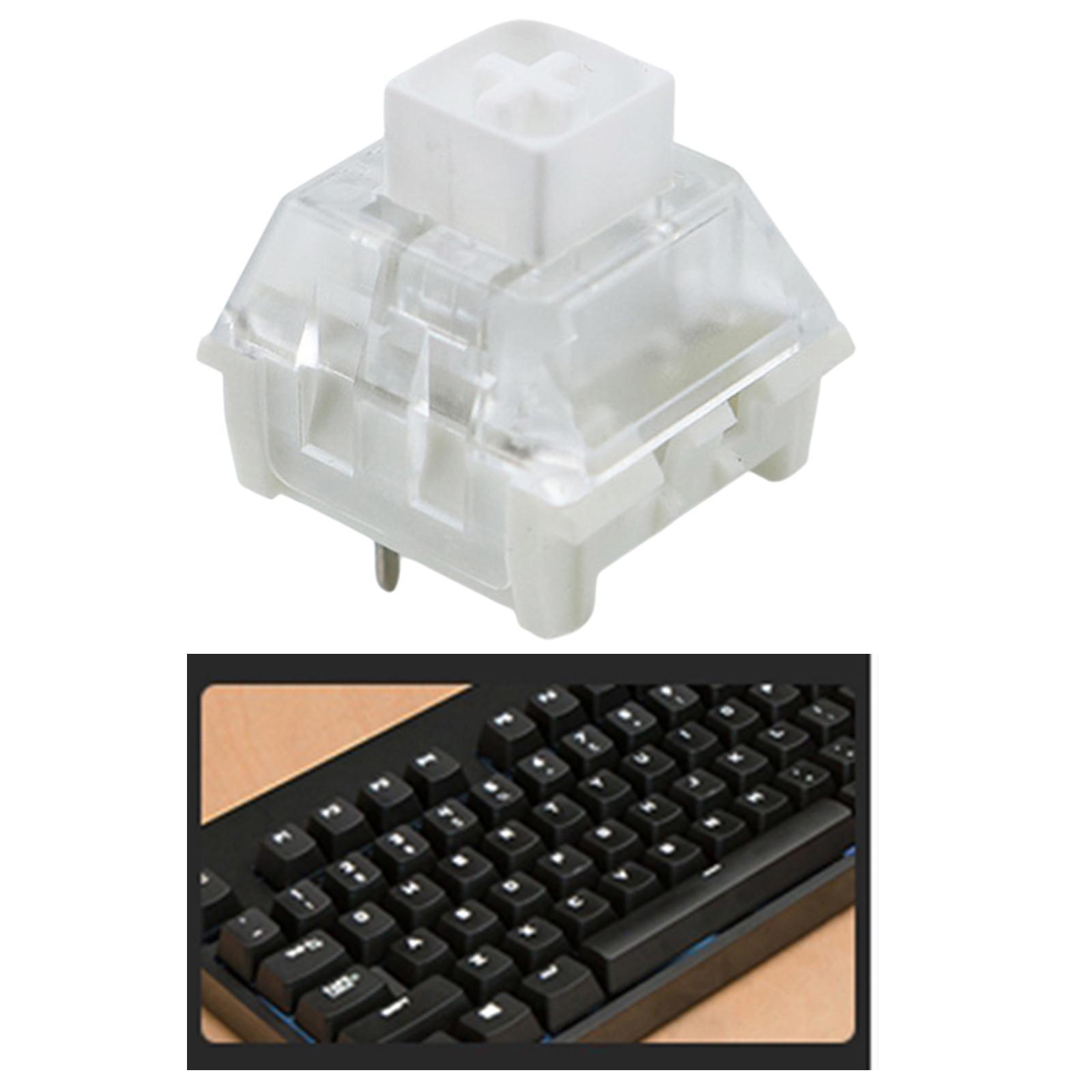 Box Switches for Mechanical Gaming Keyboards 3 Pin Switches IP56 Dust Resistant Clicky Linear Tactile SMD Compatible Plate Mounted