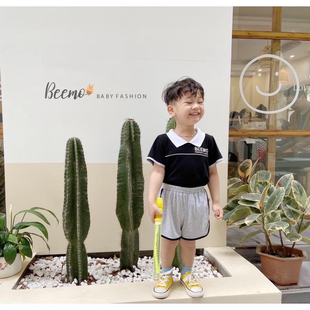 Bộ Thể Thao Beemo Có Cổ Polo Unisex Thun Cotton Mềm Mại