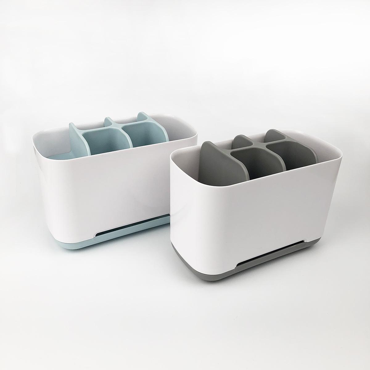 Bàn chải đánh răng có giá đỡ phòng tắm phòng tắm màu xanh