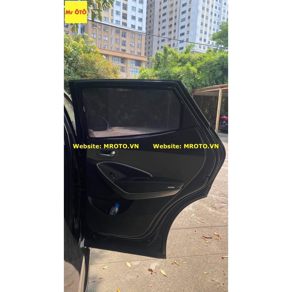 RÈM CHE NẮNG NAM CHÂM CHO XE HYUNDAI SANTAFE 2015-2018
