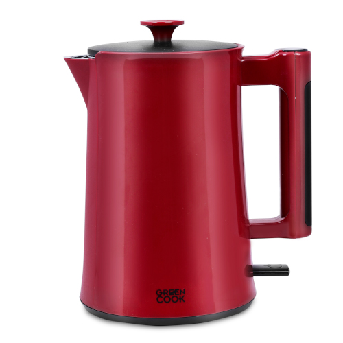 Bình đun cao cấp giữ ấm inox 304 nguyên khối, 2 lớp, 1,7L Green Cook _ GCEK-17S18D - Hàng chính hãng
