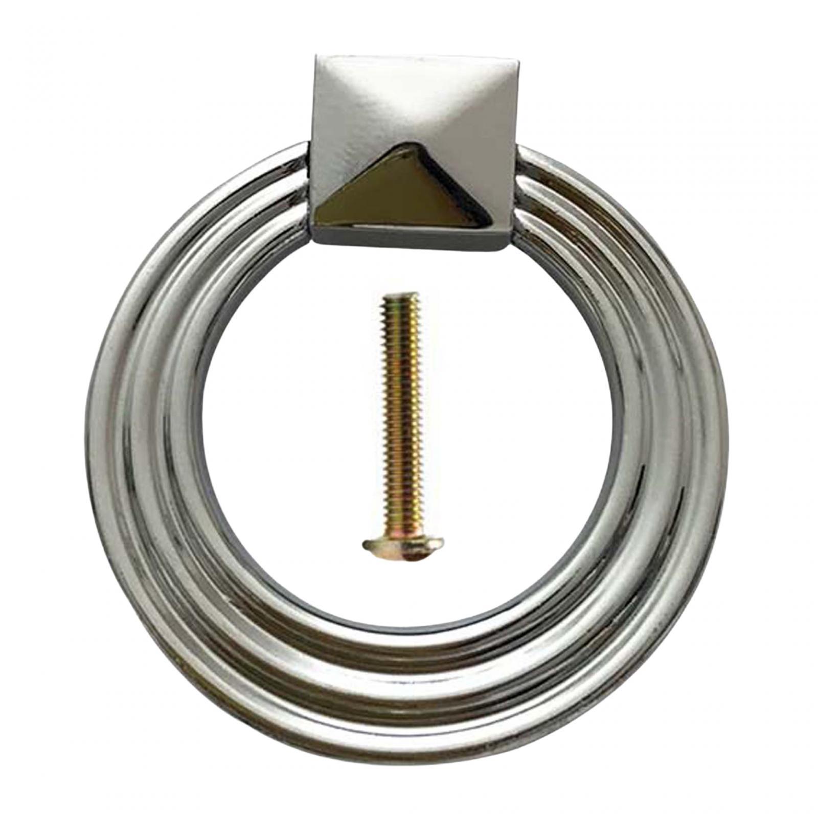 Cabinet Pull Drawer Knob Kitchen Pull Metal W/ Screw for Bathroom