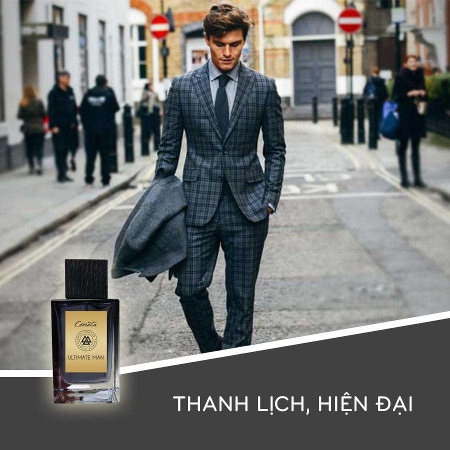 Nước hoa nam Cenota Ultimate Man 100ml mùi hương Gỗ Mạnh Mẽ - Nam Tính - Hiện Đại