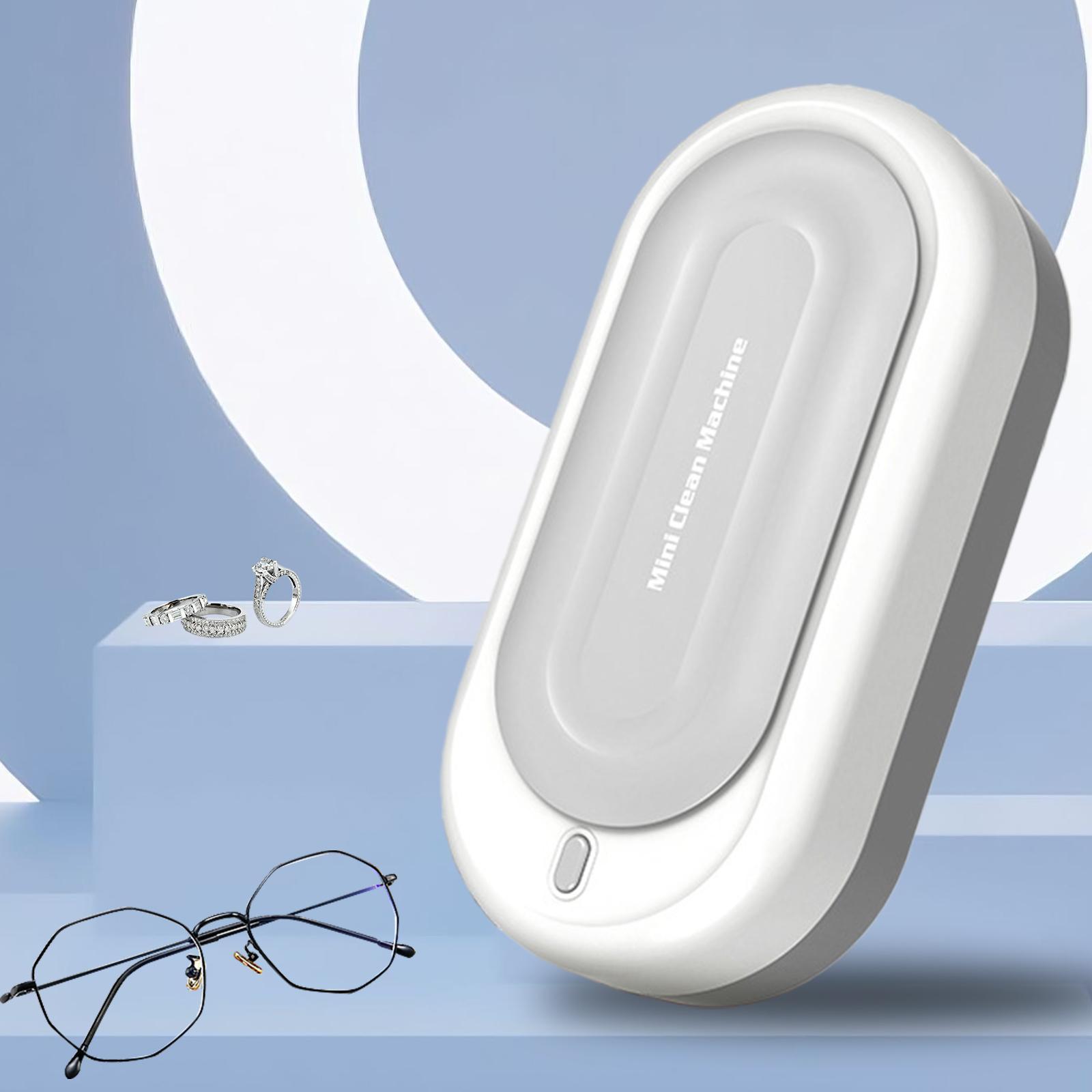 Cleaners Portable Large Capacity Rechargeable 450ml Eyeglasses Cleaning Machine for Earing Rings Jewelry Camera Lenses