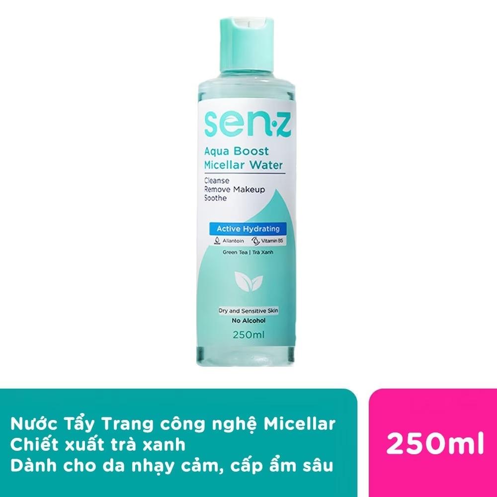 Nước Tẩy Trang SenZ Aqua Boost Trà Xanh Cho Da Khô 250ml