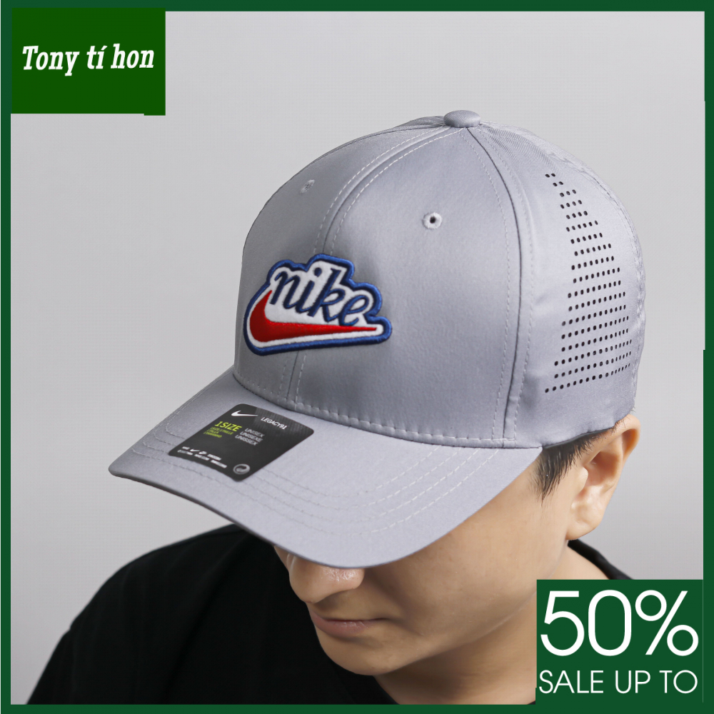 Tony tí hon - Mũ nón kết lưỡi trai bít đuôi thêu logo xanh đỏ thời trang nam nữ cao cấp - nhiều màu - màu đen