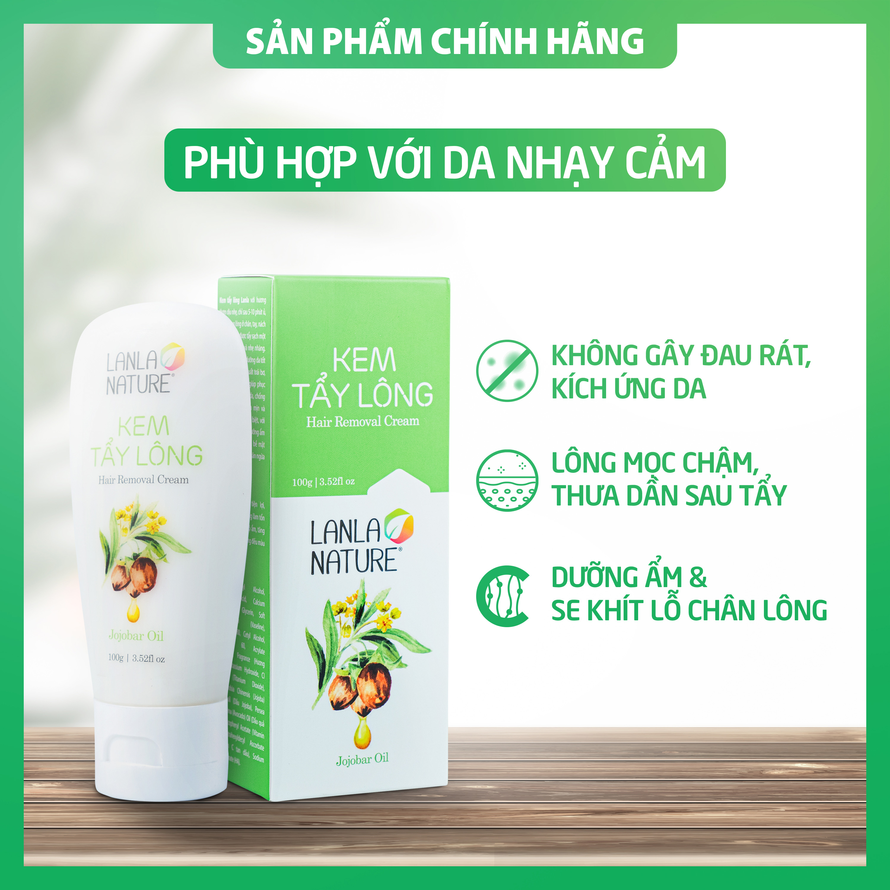 Kem Tẩy Lông Lanla (100g)