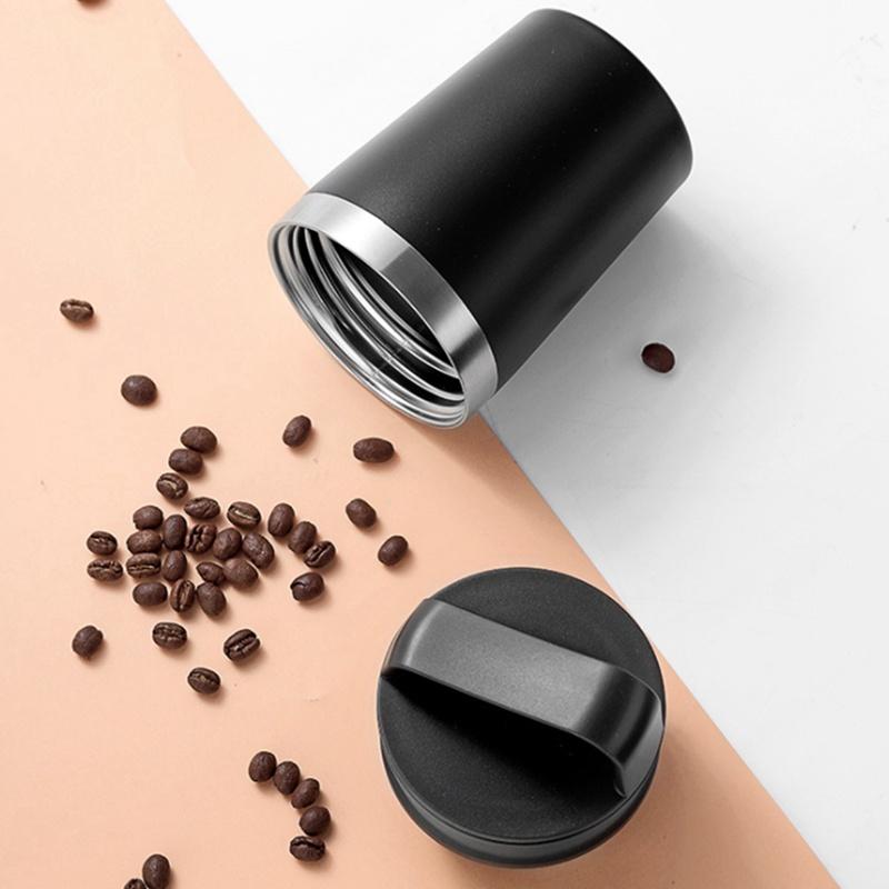 350ML Coffee Cup Portable Stainless Steel Water Cup Coffee Mug with Creative Lid Suitable for Home and Outdoor, Black