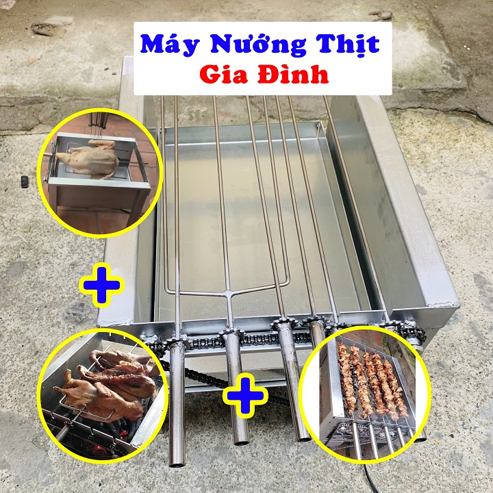 Bếp Nướng gia Đình Loại Siêu Tốt Tặng 6 Lưỡi Xiên Thịt