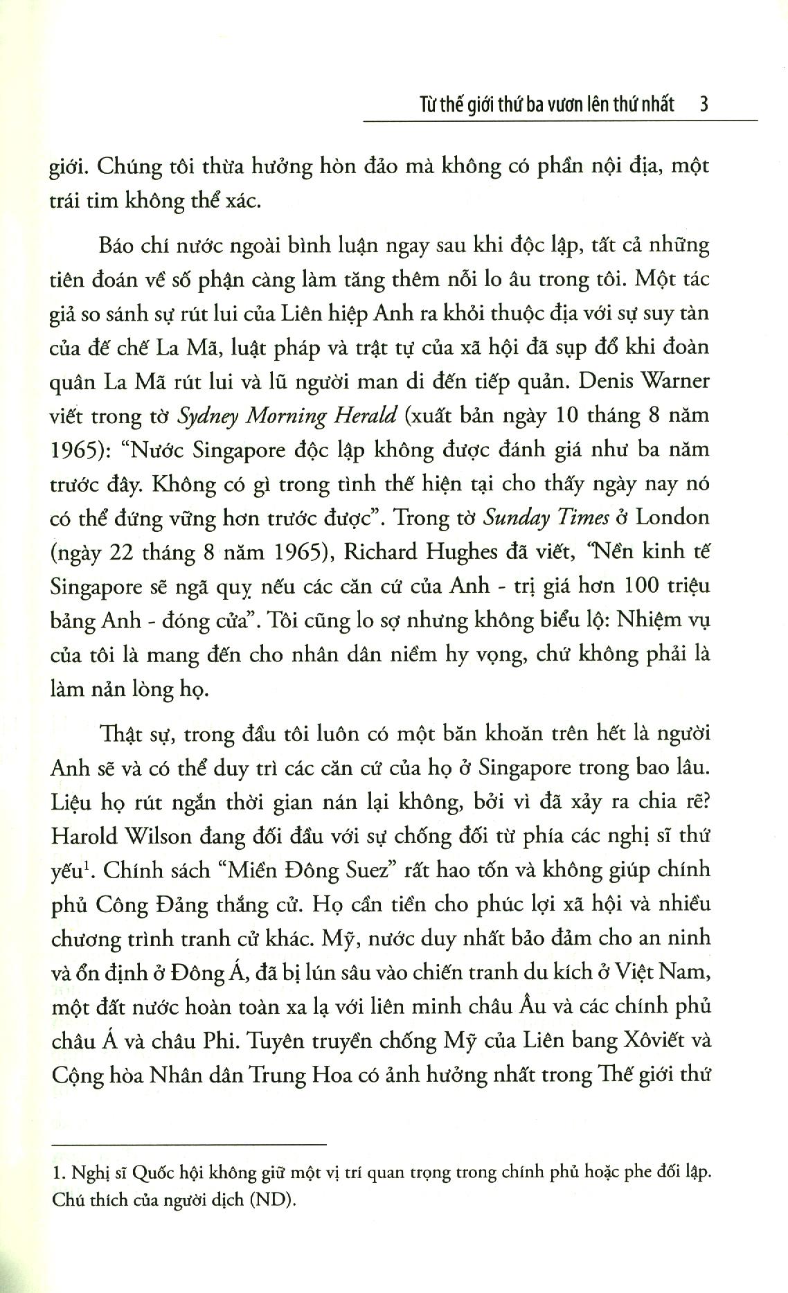 Hồi Ký Lý Quang Diệu - Tập 2: Từ Thế Giới Thứ Ba Vươn Lên Thứ Nhất (Tái Bản 2023)