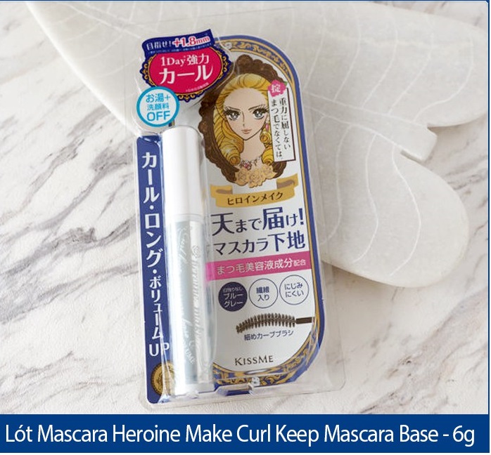 Mascara Lót Nền Nâng Dài Mi Chống Trôi Bền Trong 24h Kissme Heroine Make Dạng Màng Film Nâng Cao