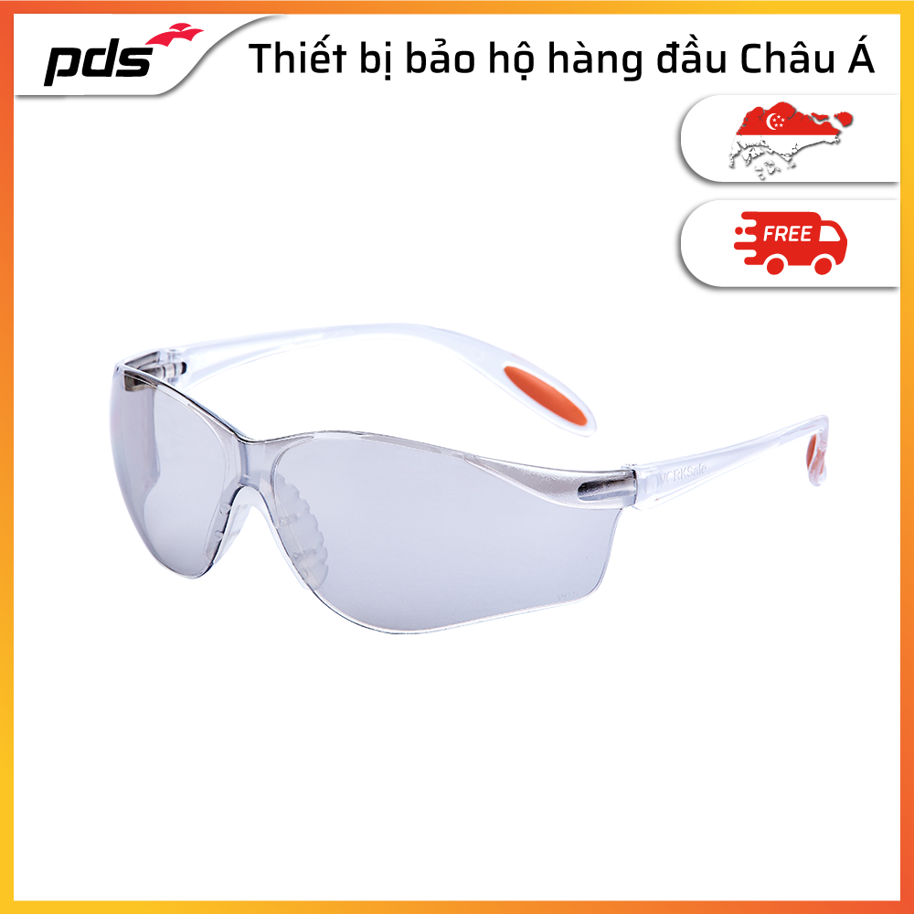 Kính bảo hộ chống trượt chống mờ sương WORKSafe FIREFLY thiết kế cầu kính mềm nhẹ,tròng kính mờ, phù hợp với hoạt động trong nhà và ngoài trời