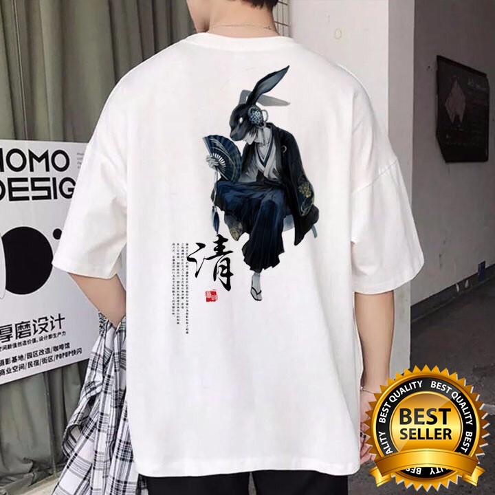 Áo Tay Lỡ Unisex Form Rộng Thư Pháp Cao Cấp | Hàng Siêu Đẹp