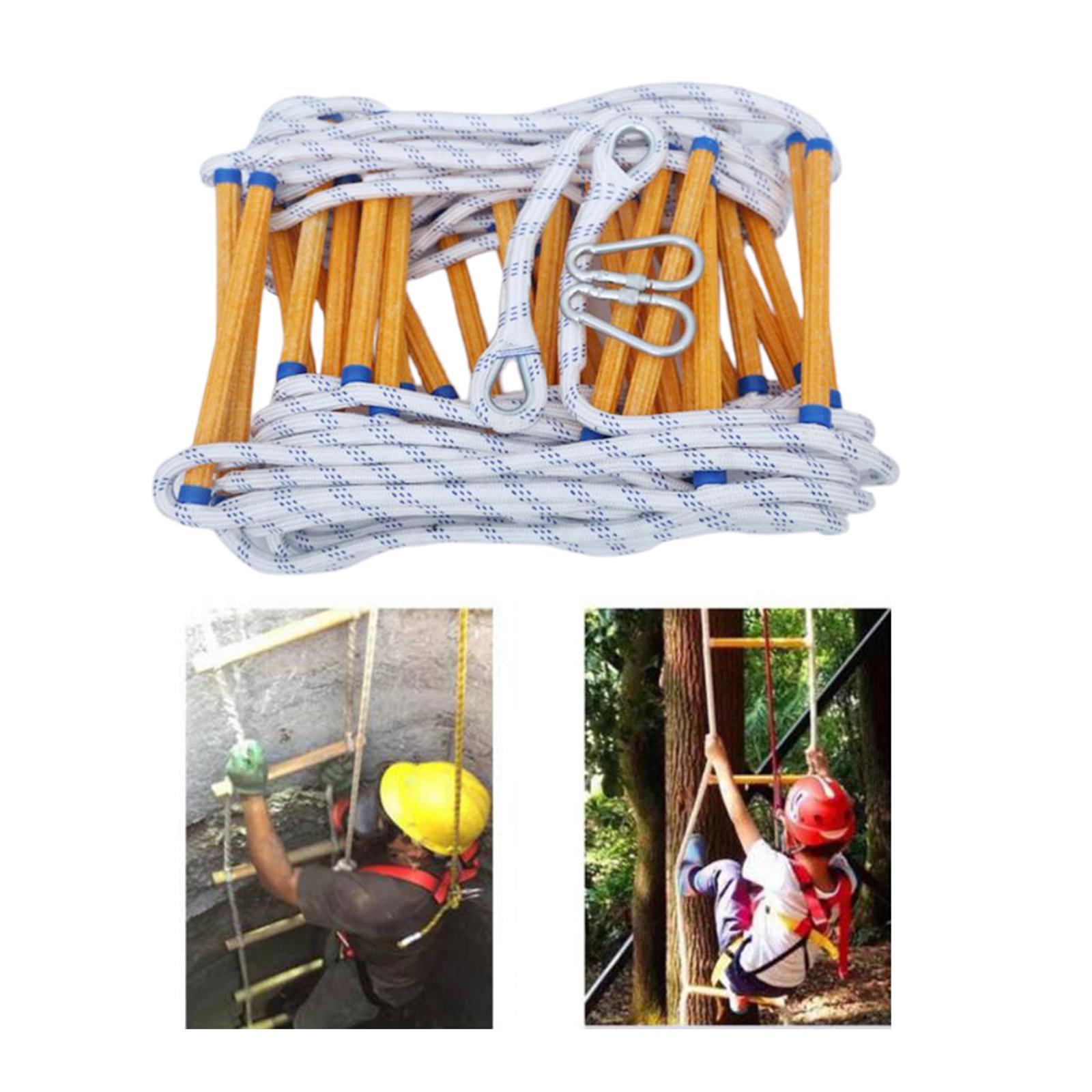 Fire Escape Ladder Soft Rope Kids Adults for Work Residential Building