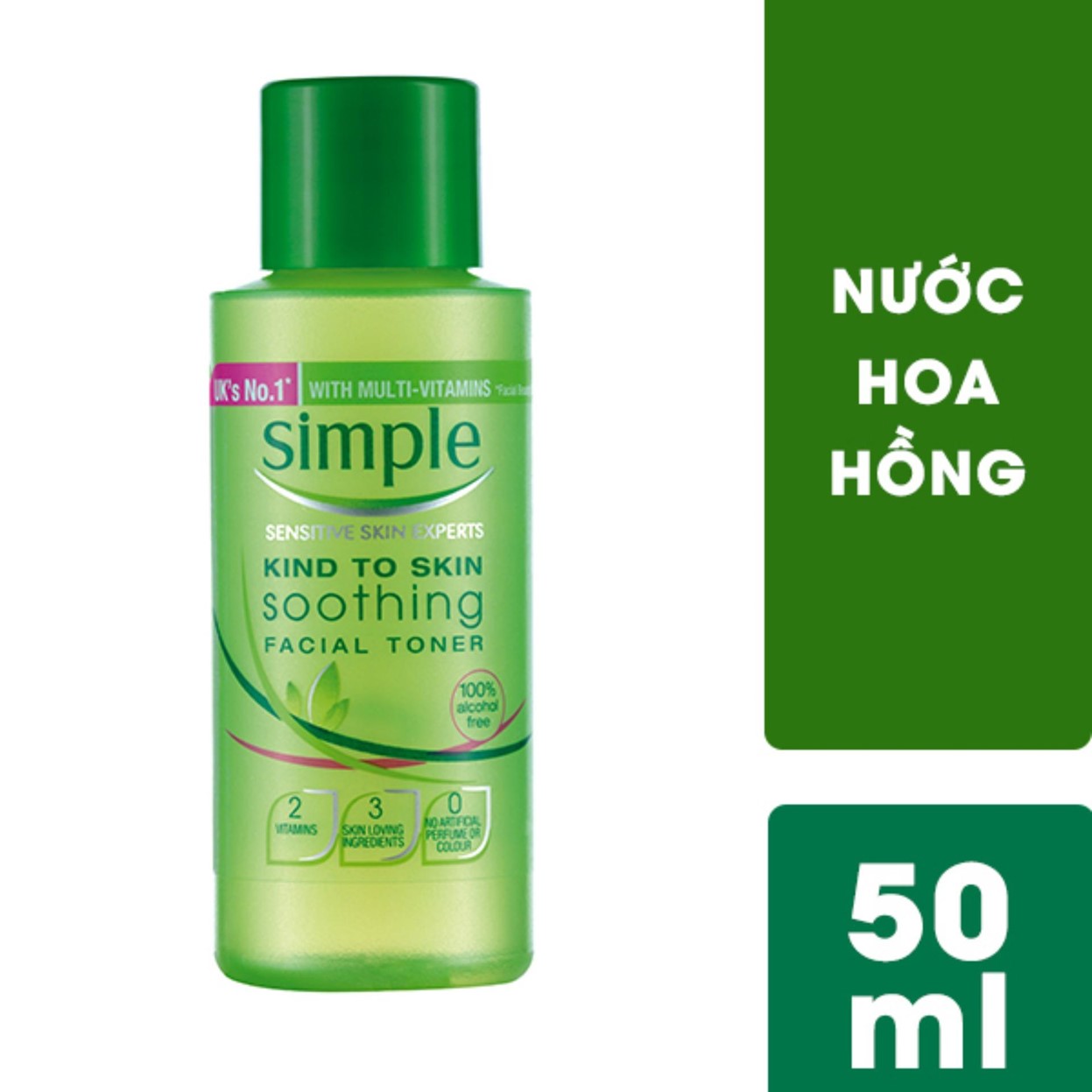 Bộ Kit Chăm Sóc Da Simple 4 món Travel Size: Khăn Tẩy Trang 7 Tờ, Gel Rửa Mặt 50ml, Nước Hoa Hồng 50ml, Kem Dưỡng Ẩm 50ml