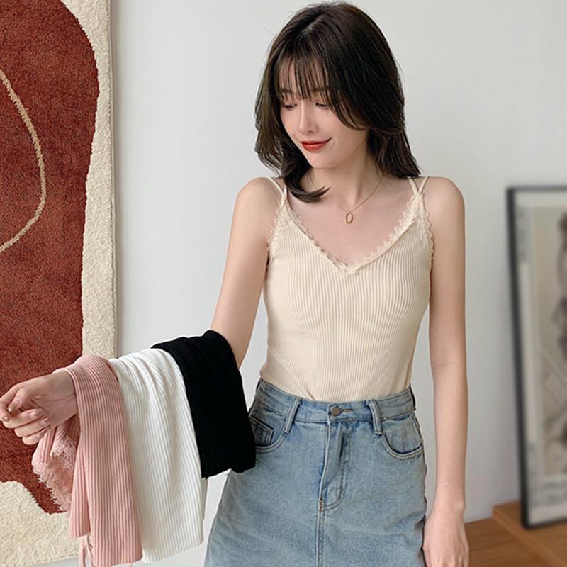 Áo Nữ Không Tay Cổ Chữ V Thời Trang Quyến Rũ