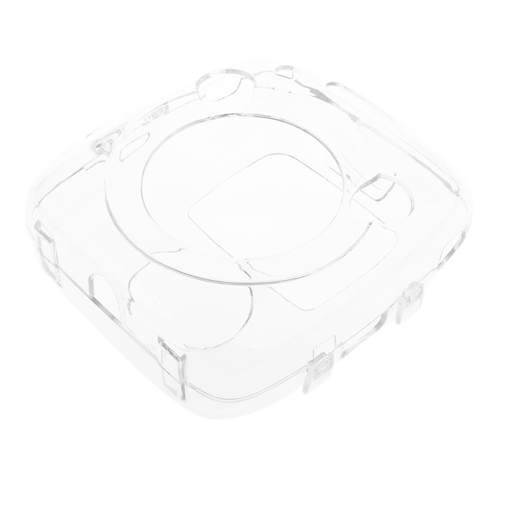 Clear Hard Case w/Shoulder Strap for Instax Square SQ10 Camera