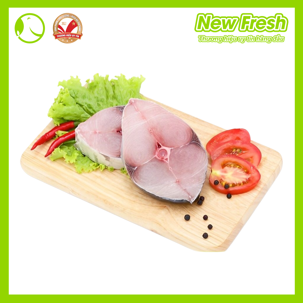 Cá Thu Cắt Khoanh Siêu Tiện Lợi - Túi 1Kg