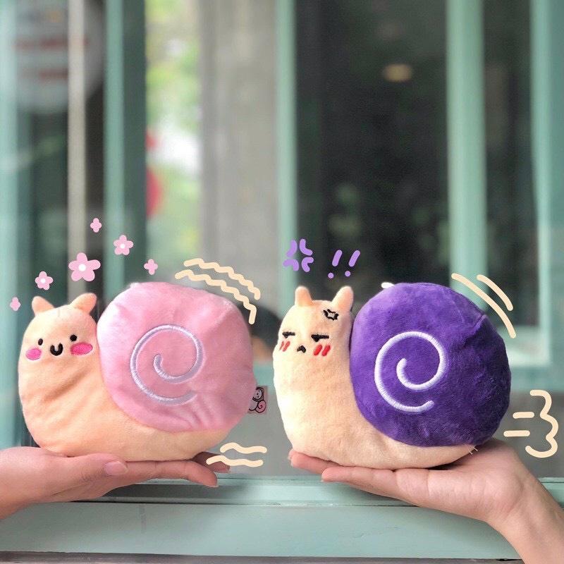 Gấu bông Ốc sên cảm xúc 2 mặt