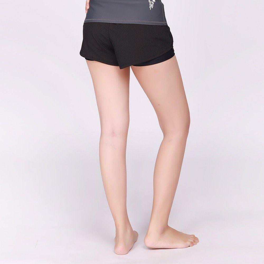 Quần Short Nữ Sobie 2layer Black