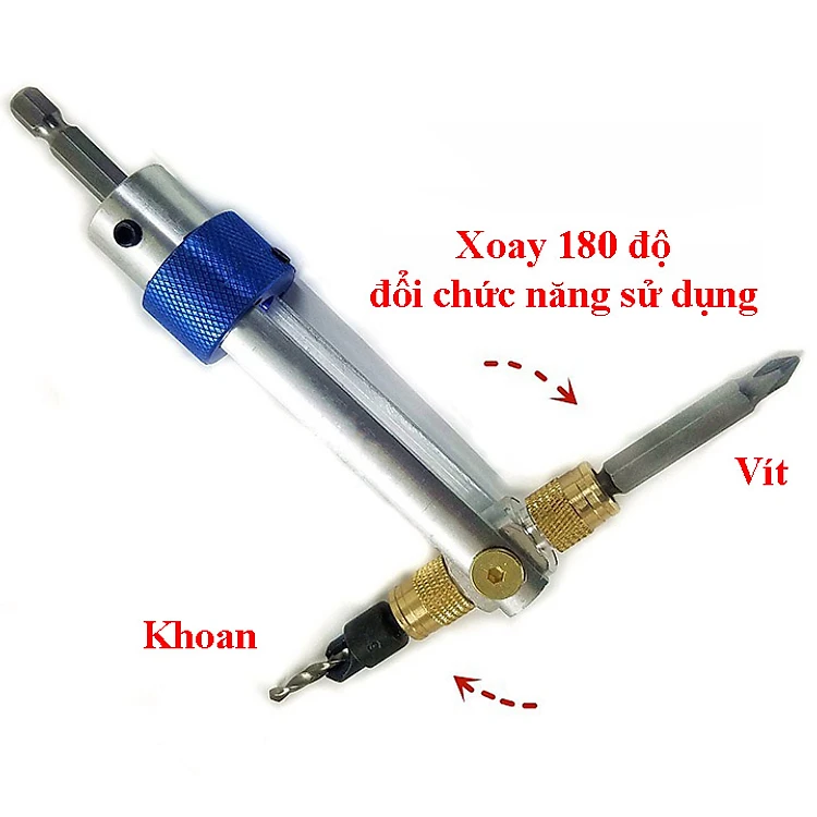 Bộ mũi khoan, mũi vặn vít đảo đầu, bộ mũi khoan đảo đầu thanh mũi vặn vít