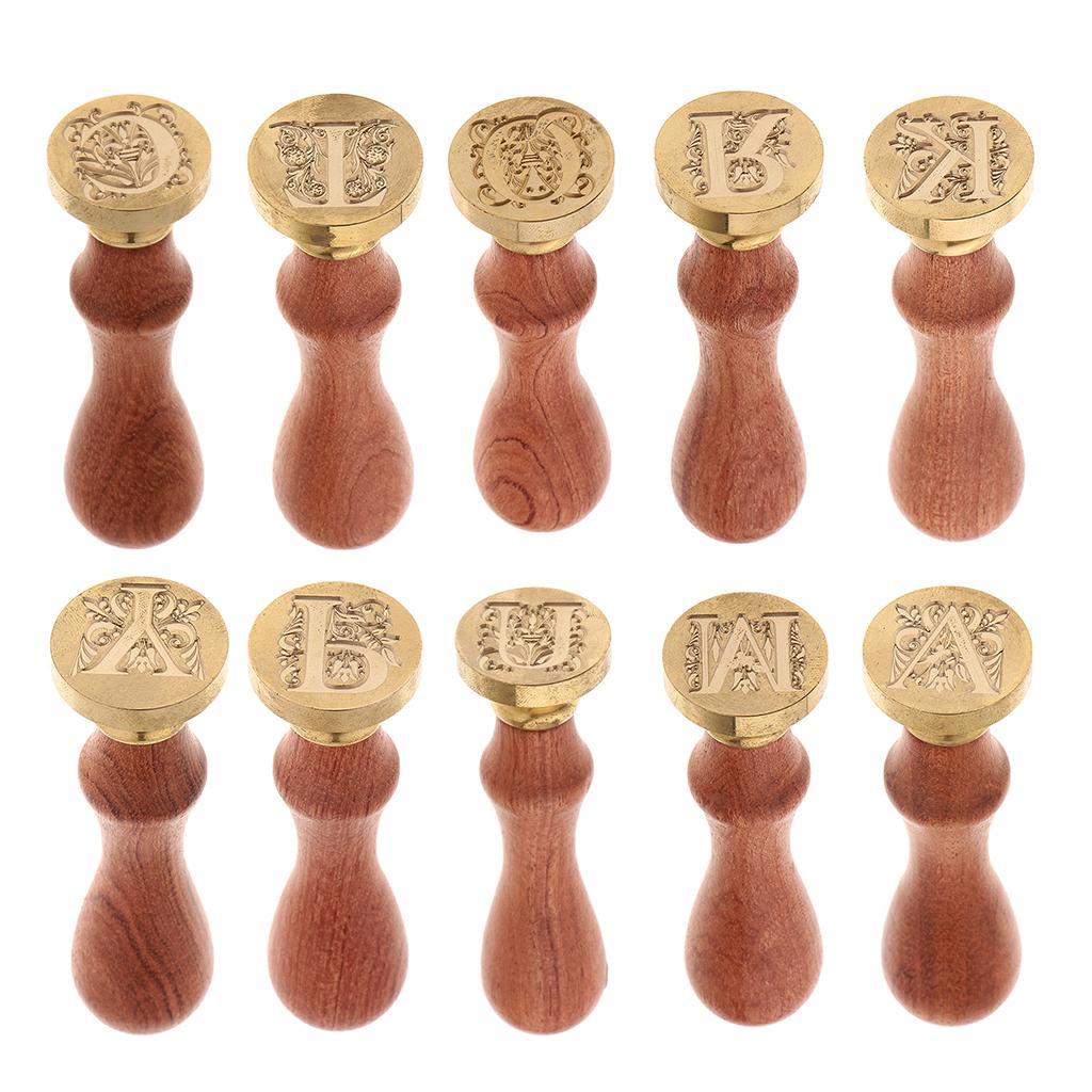 Classic Seal Sealing Letter Wooden Handle for Envelope C