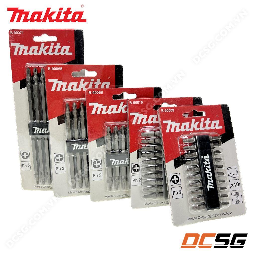 Mũi vít bake 2 đầu Ph2x45-65-82-110-150mm Makita | DCSG