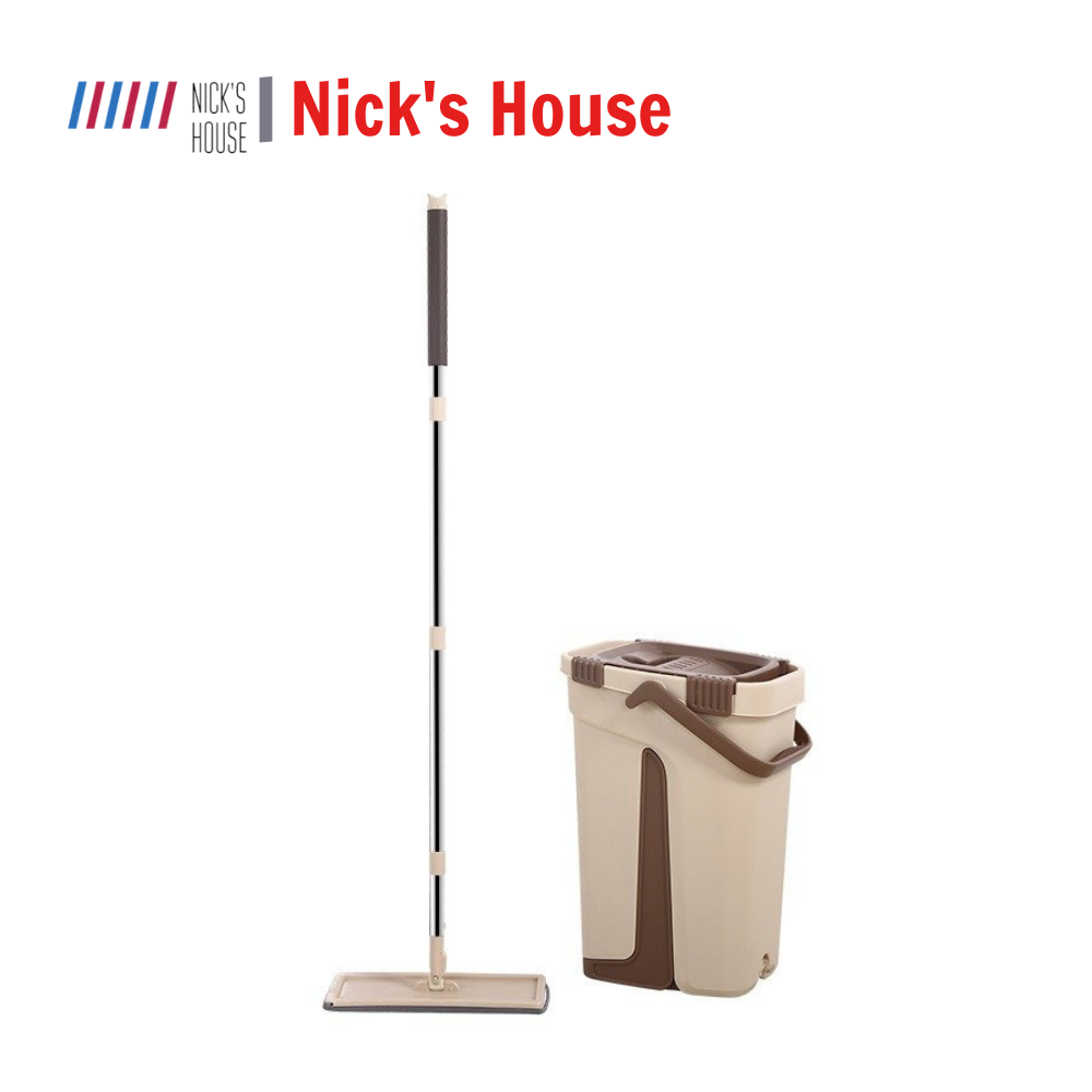 Cây Lau Nhà - Chổi Lau Nhà Tự Vắt Thông Minh Xoay 360 Độ Cao Cấp Kèm Thùng Vắt 2 ngăn
