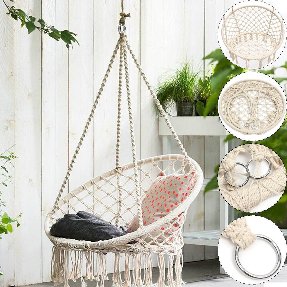 Võng Tròn Võng Đu Treo Ghế Ngoài Trời Đồ Nội Thất Trong Nhà Võng Ghế Cho Sân Vườn Ký Túc Xá Ngoài Trời Bàn Ghế Sân Vườn