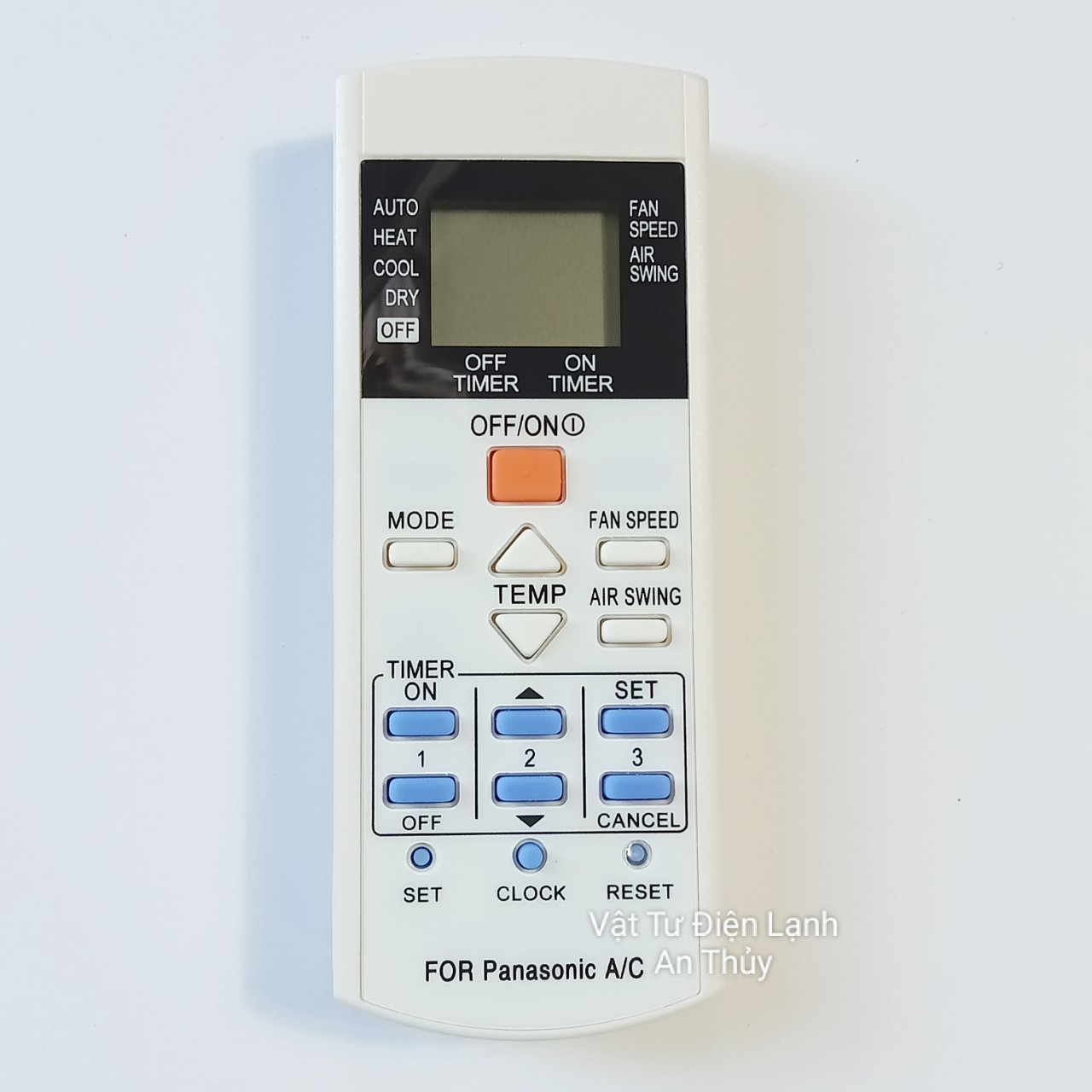 Remote máy lạnh cho PANASONIC thường 2 chiều - Điều khiển máy lạnh PANASONIC, Remote điều hòa PANASONIC, Điều khiển điều hòa PANASONIC