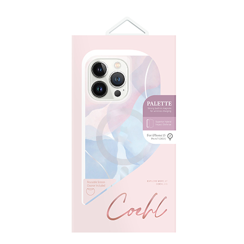 Ốp UNIQ Coehl Magnetic Charging Palette dành cho iPhone 15 Pro/ 15 Pro Max - hàng chính hãng
